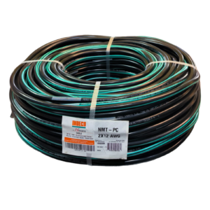CONDUCTOR ELECTRICO 500V VULCANIZADO 2X12AWG NEGRO NMT PC INDECO