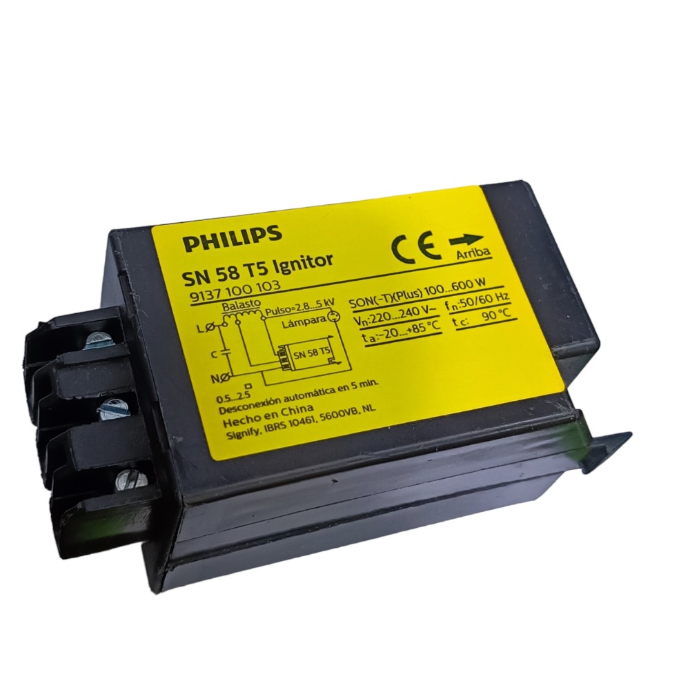 IGNITOR SN 58 T5 SON (-T/PLUS) 100-600W PHILIPS