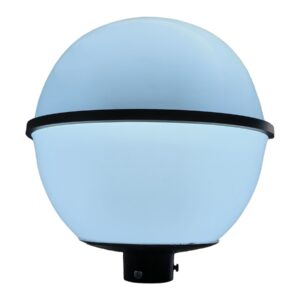 FAROLA ESFERICA ACRILICA PAVONADA E-35 PARA FOCO LED