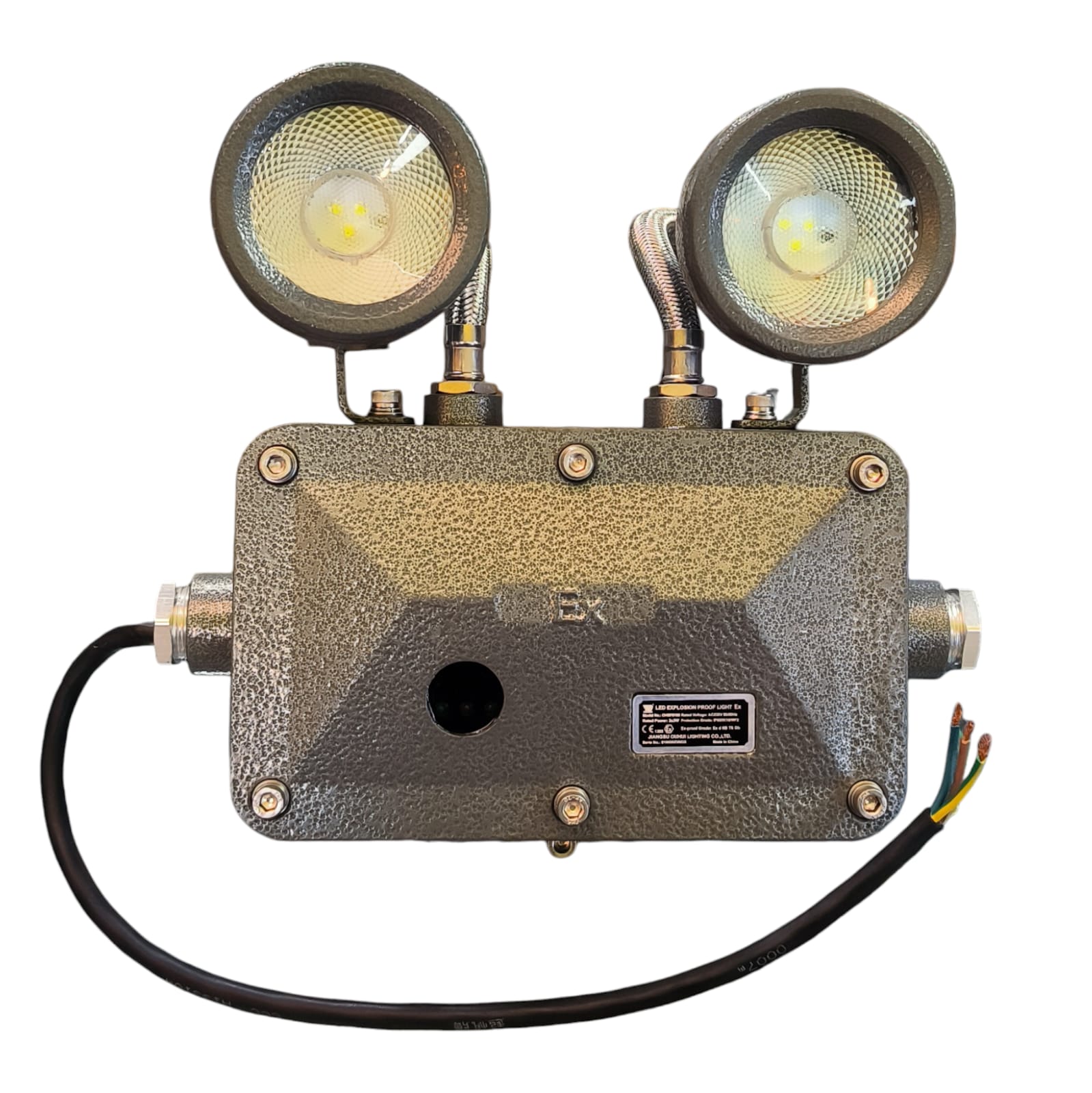 LUMINARIA DE EMERGENCIA LED ANTIEXPLOSIVA 2X3W IP66 6000K ATEX
