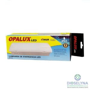 LUMINARIA DE EMERGENCIA IP65 50 LED BATERÍA LITIO RECARGABLE OPALUX