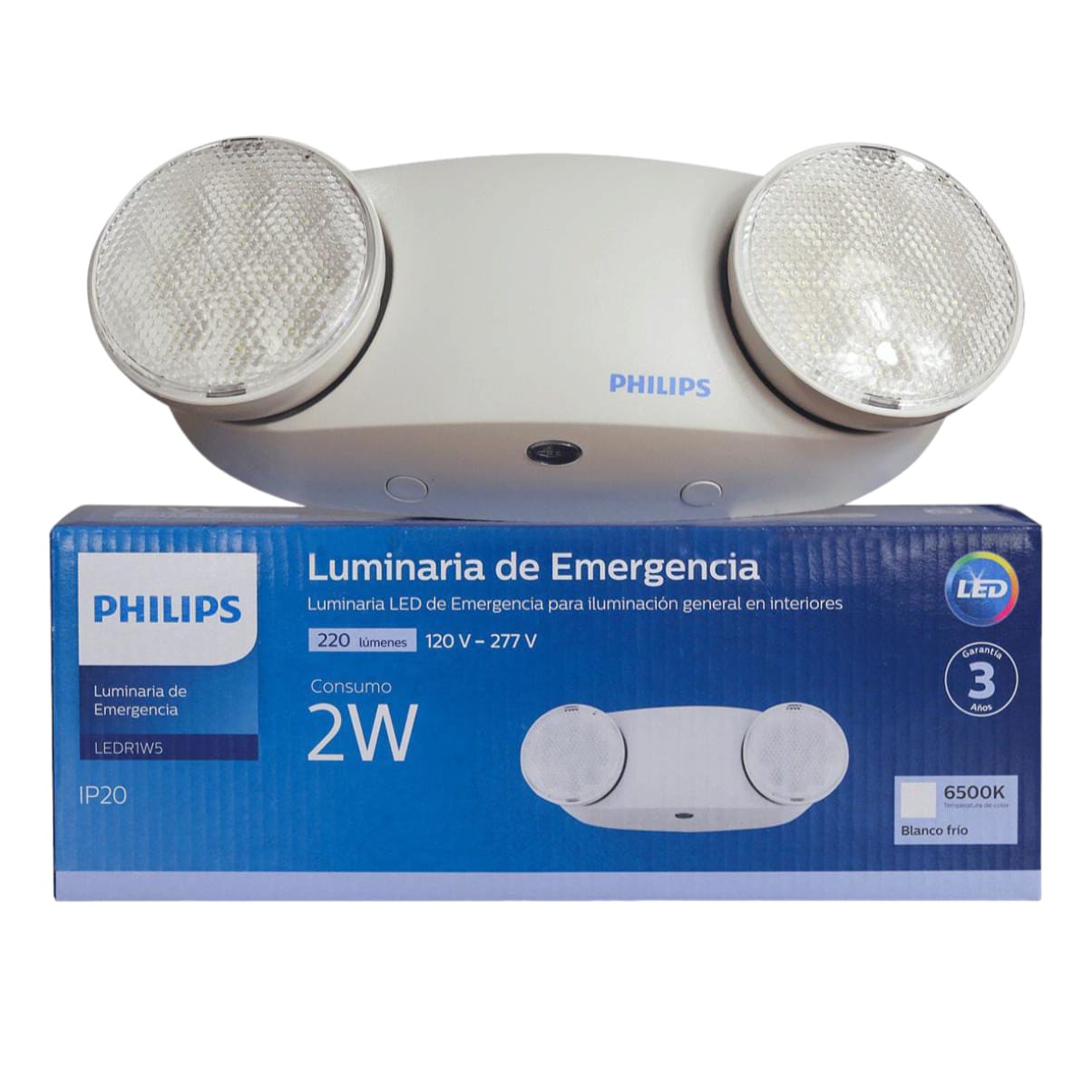 LUZ DE EMERGENCIA LED R1W5 2W 1.5H 220LM 120-277V PHILIPS