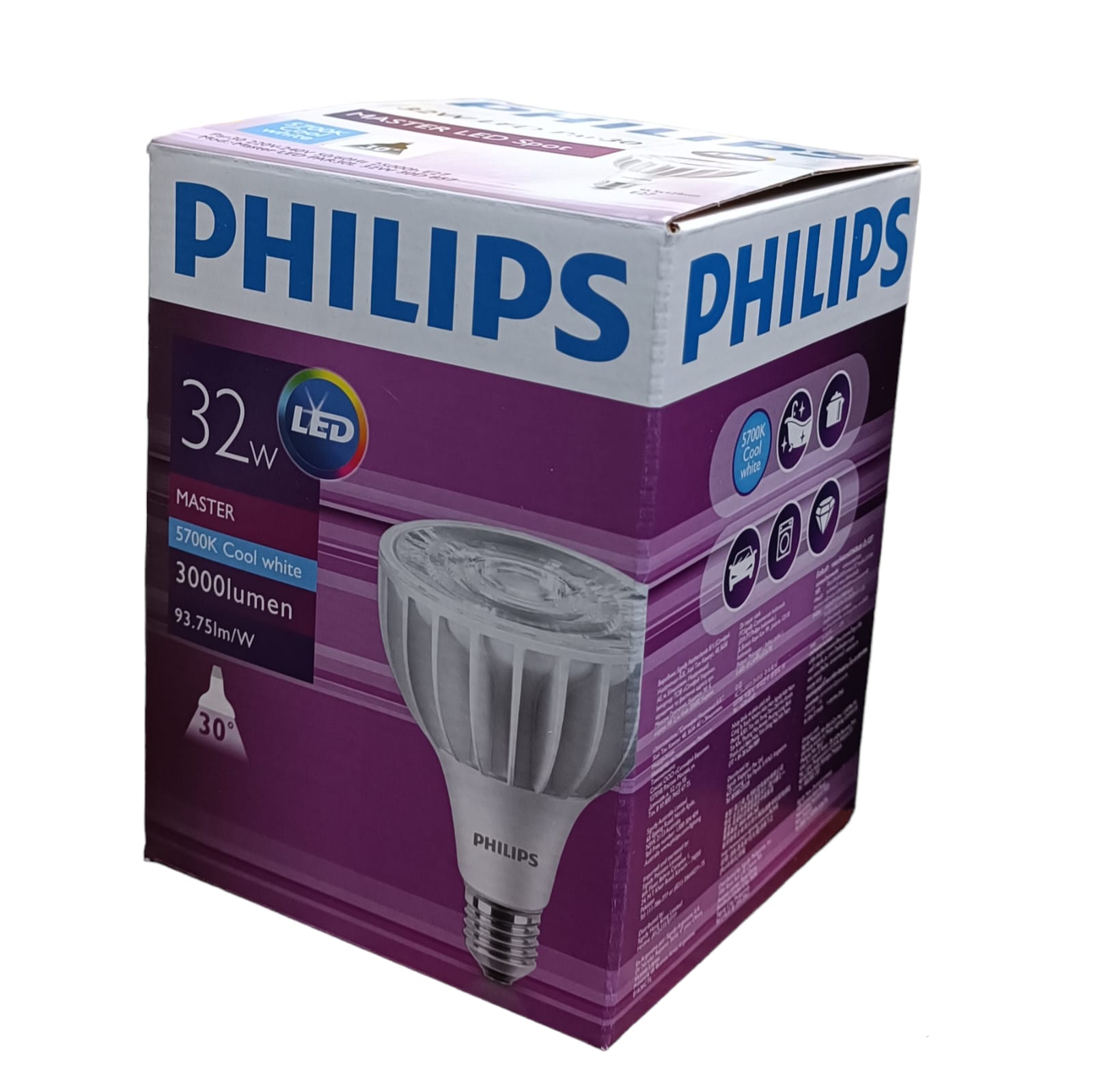 LAMPARA LED PAR30L 32W 5700K 220-240V E27 30° MASTER LEDSPOT PHILIPS