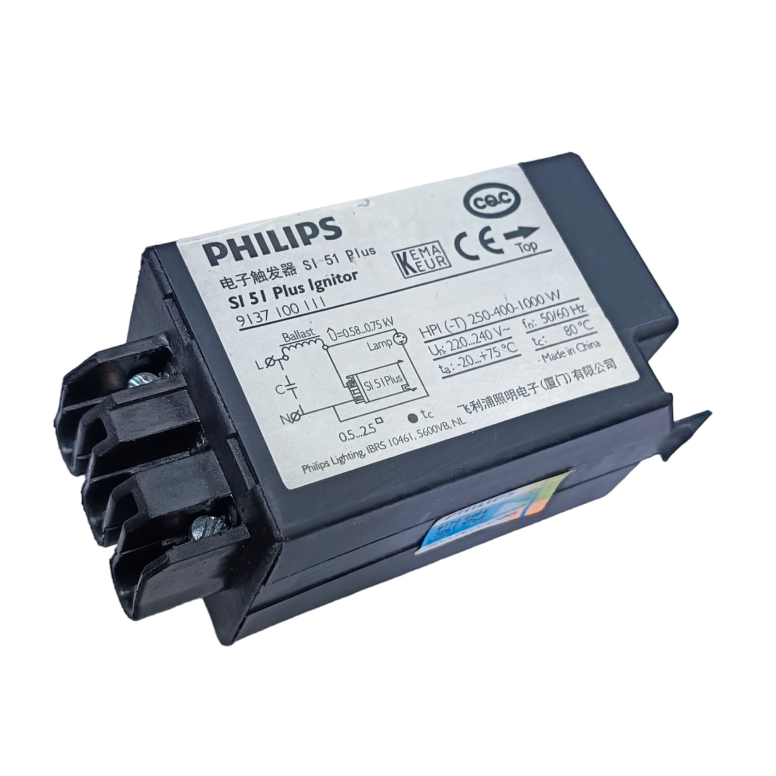 IGNITOR SN 51 PLUS HPI(-T) 250-400W PHILIPS