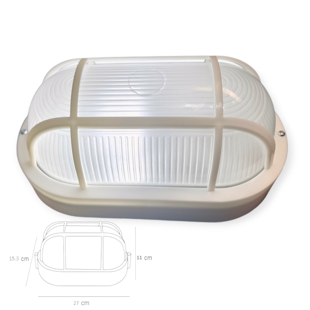 APLIQUE EXTERIOR PARA ADOSAR 1XE27 IP54 LYNALED