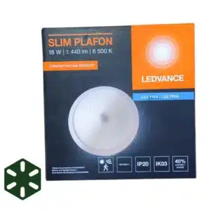 PLAFON LED CON SENSOR PIR 18W IP20 6500K 100-240V – LEDVANCE